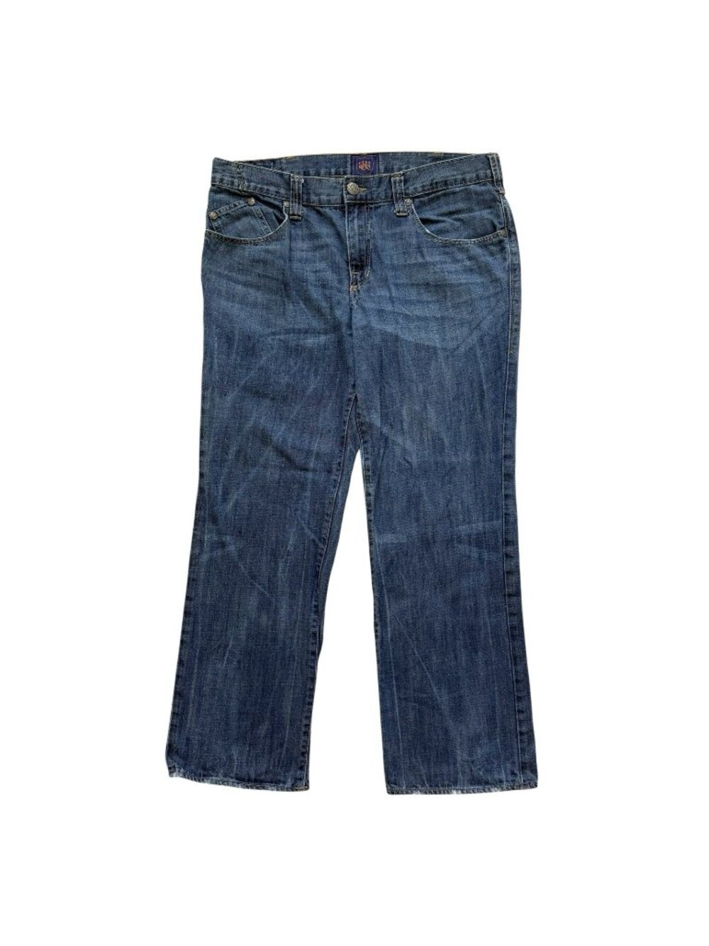 Rock & Republic Jeans 36x30 Blue Verve Straight Leg Medium Wash Denim R510212